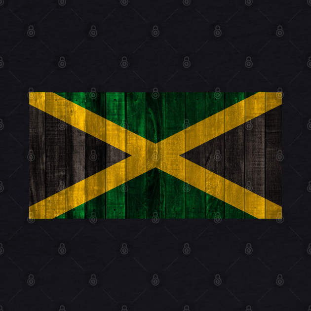 Flag of Jamaica - Wood by DrPen